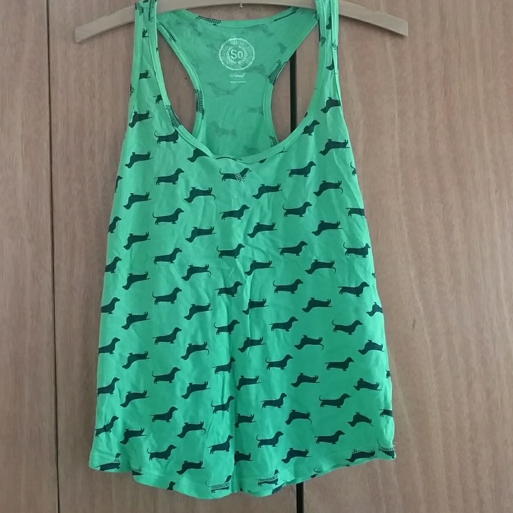 💥3 for $10 Daschund/weiner dog tank